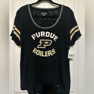 Purdue University burnout tee NWT